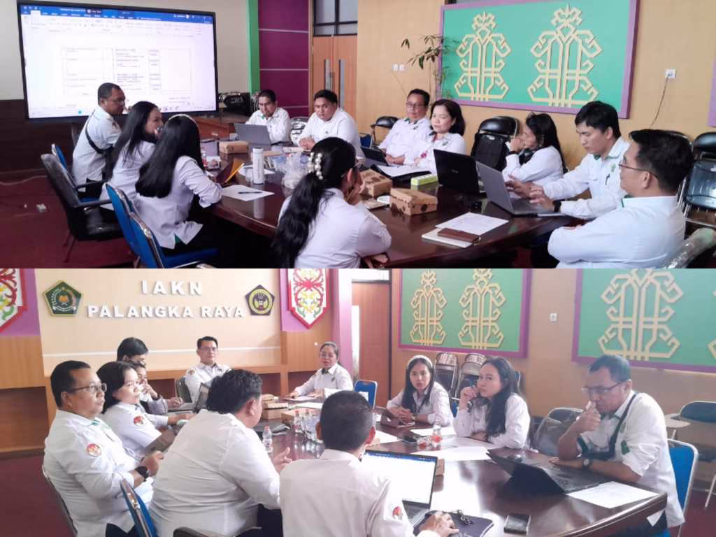 Rapat Re-Akreditasi Prodi PAK IAKN Palangka Raya Digelar Bersama Tim Persiapan