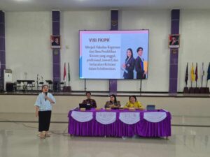Sambut Mahasiswa Baru, Dekan FKIPK IAKN Palangka Raya Sosialisasi VMTS pada OPAK 2026