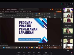 Mantapkan Kesiapan Sebelum Terjun ke Lapangan, Jurusan PSKK FKIPK IAKN Palangka Raya Gelar Pembekalan PPL via Zoom Meeting