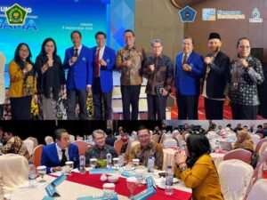 Rektor dan Ketua LPM IAKN Palangka Raya Hadiri Grand Launching LAMGAMA