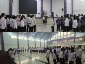IAKN Palangka Raya Gelar Apel Pagi di Tengah Kabut Asap, Dr. Prasetiawati, M.Th., Sampaikan Sejumlah Capaian dan Evaluasi Kampus