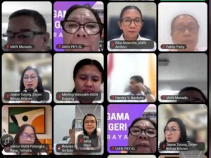 IAKN Palangka Raya Ikuti Evaluasi Asta Protas Kemenag di Tengah Karhutla