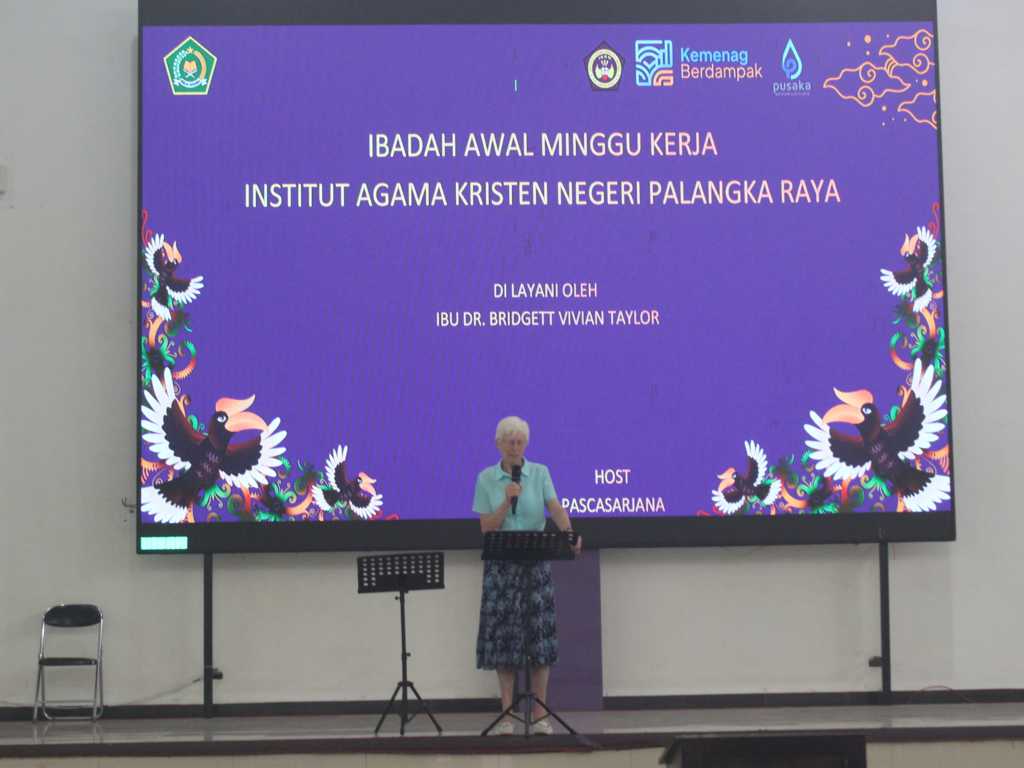 IAKN Palangka Raya Diajak Menjadikan Pekerjaan Sebagai Berkat dalam Ibadah Kampus Bersama Dr. Vivian Bridget Taylor